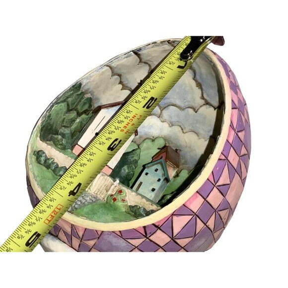 Jim Shore Heartwood Creek Small Town Big Blessing Egg Figurine 4007545 - Picture 13 of 13